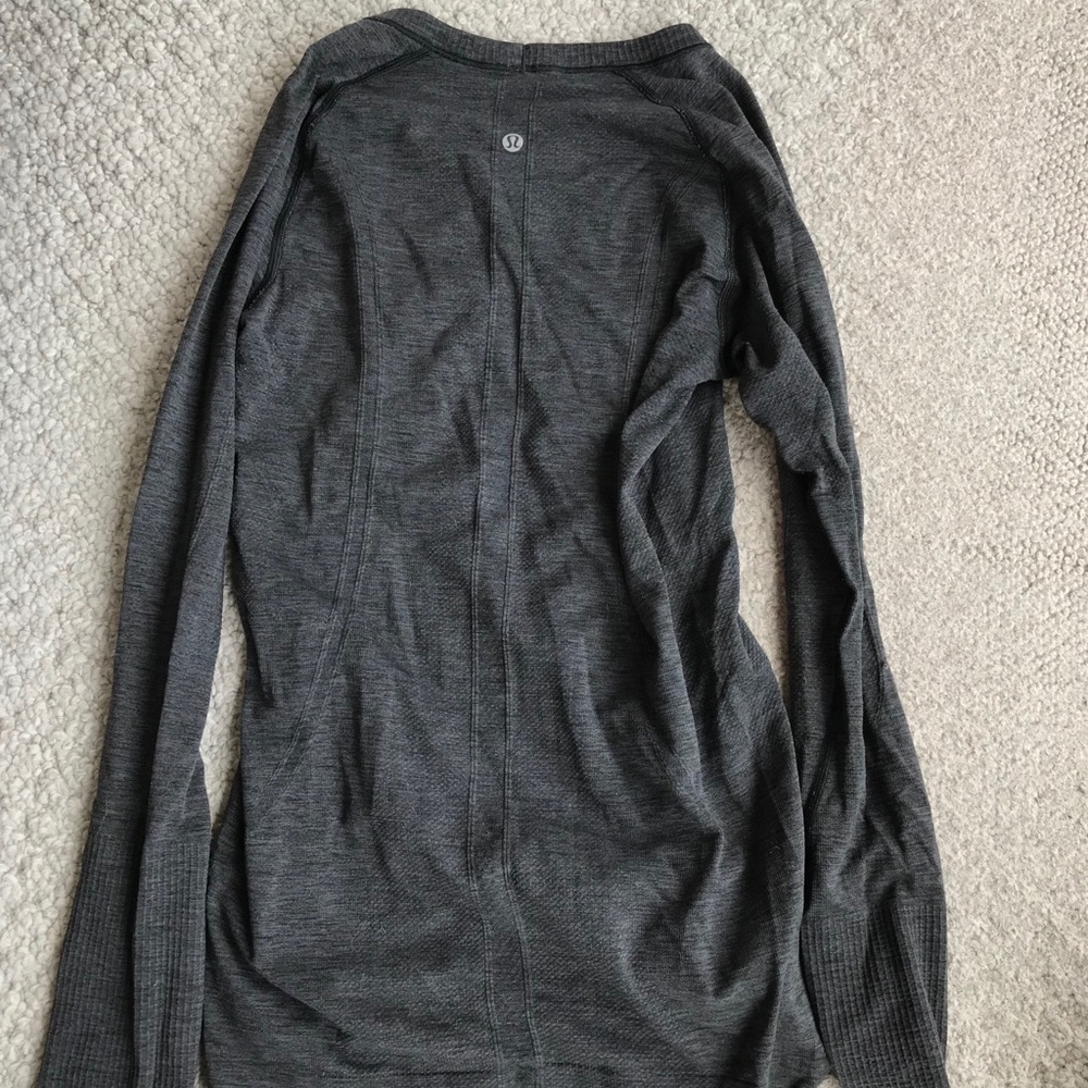 Grey lululemon long sleeve